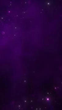 Dark purple abstract background with soft glowing stars and bokeh particles.. Illustrazione stock