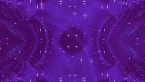 A dark purple abstract background with star-like designs Video stock 330075980
