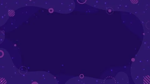 Dark purple abstract vector background with fluid wavy border cosmic templa.. Stock Illustration