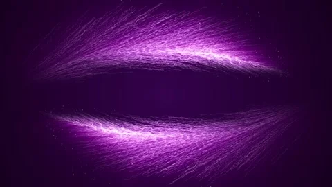 On a dark purple background, abstract white pink feathers appear framing the Stock Footage 259951467