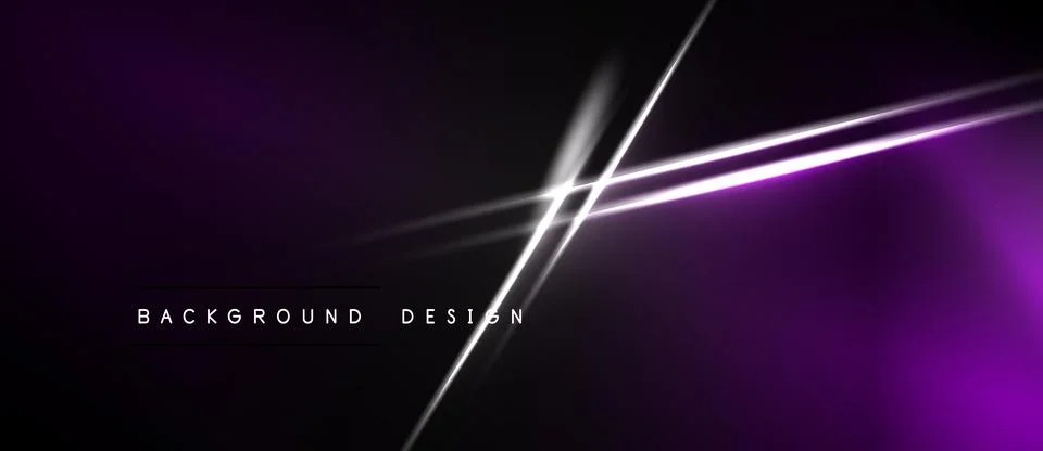 Dark purple background features bright diagonal lines. Minimalist design with 스톡 일러스트