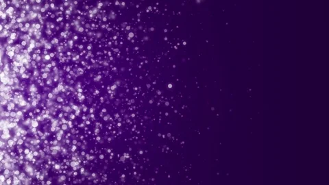 On a dark purple background, white spheres fly from left to right. Animation of Stock Footage 259617098