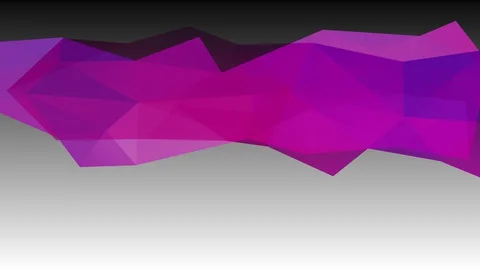Dark purple conceptual polygon figure lying on a contrasting white surface with Stock Footage 128352147