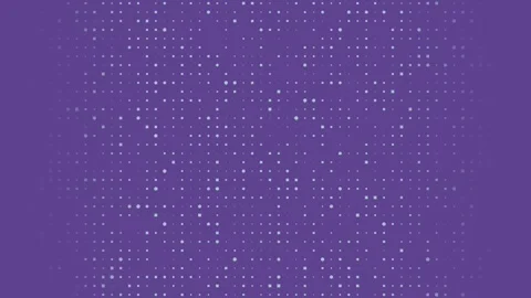 Dark Purple Cybersecurity Grid with Mint Dots and Squares Seamless Loop Stock Footage 337107140