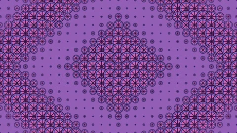 Dark Purple Diamond Geometric Grid Loop Stock Footage 342584911