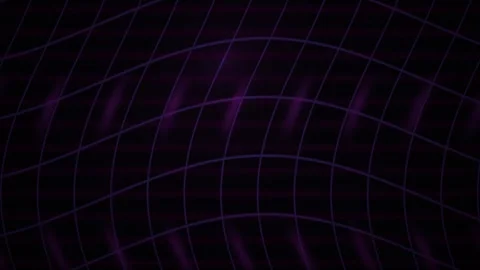 Dark purple grid pattern background with glowing lines and futuristic desig.. Stock Footage 335510993