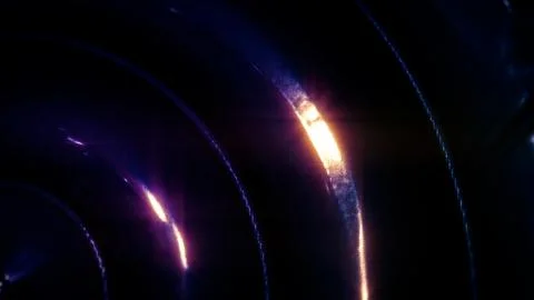 Dark purple helix looping pattern backdrop - abstract 3D rendering Illustrazione stock