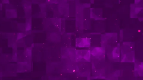 Dark Purple moving Cubes and Particles Background 	[2021] New 4K Resolution 動画素材 142043774