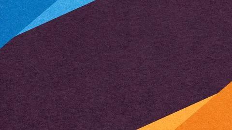 Dark purple paper texture background with blue orange geometric corners gra.. イラスト素材