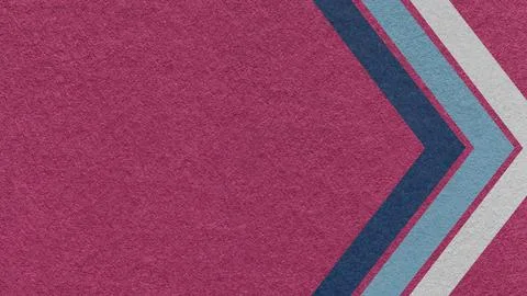 Dark purple paper texture background with blue chevron corner stripes and c.. Stock Photos