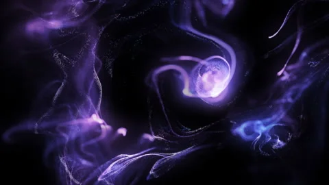 Dark Purple Particles Backround Loop Stock Footage 207802667
