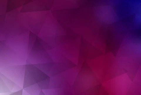 Dark Purple, Pink vector abstract mosaic background. Stock Illustration
