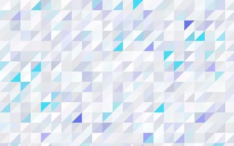 Dark Purple, Pink vector abstract pattern made up of colored triangles on whi Stock Illustration