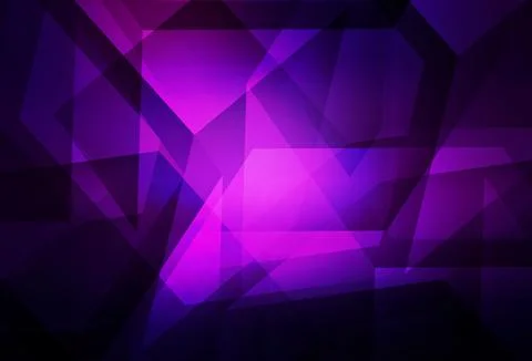 Dark Purple, Pink vector abstract polygonal pattern. イラスト素材