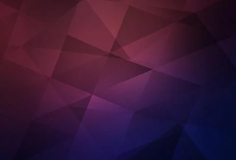 Dark Purple, Pink vector abstract polygonal pattern. 스톡 일러스트