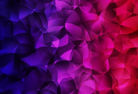 Dark Purple, Pink vector abstract mosaic pattern. Stock Illustration