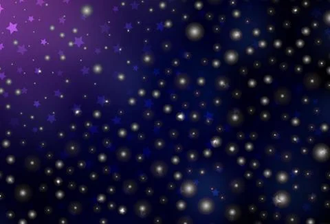 Dark Purple, Pink vector backdrop in holiday style. Stock Illustration