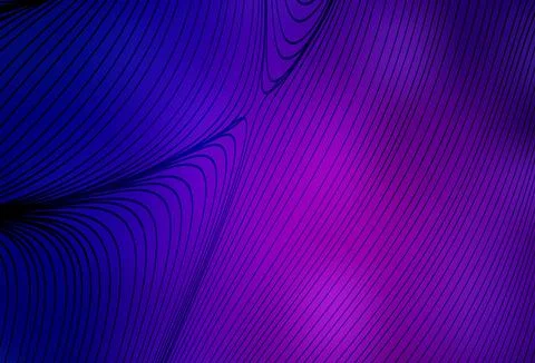 Dark Purple, Pink vector backdrop with wry lines. Stock Illustration