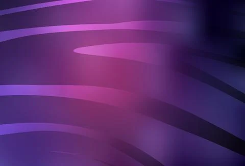 Dark Purple, Pink vector backdrop with wry lines. Stock Illustration