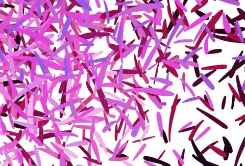 Dark Purple, Pink vector background with stright stripes. Stock Illustration