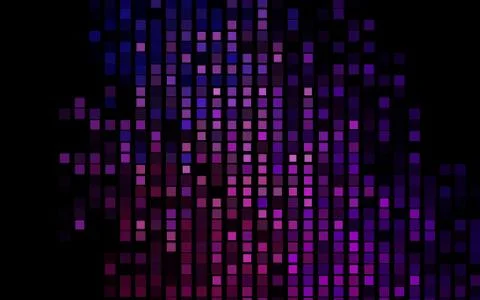 Dark Purple, Pink vector background with rectangles. Stock Illustration