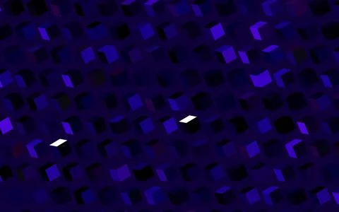 Dark Purple, Pink vector background with rectangles. Stock Illustration