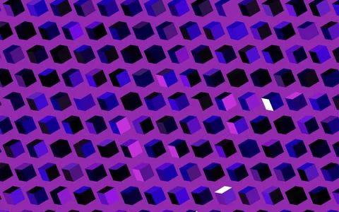 Dark Purple, Pink vector background with rectangles. Stock Illustration