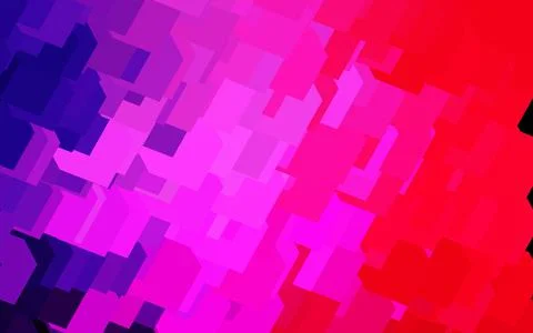 Dark Purple, Pink vector background in polygonal style. 스톡 일러스트