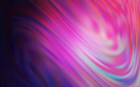 Dark Purple, Pink vector blurred background. A completely new colored illustr Stock Illustration