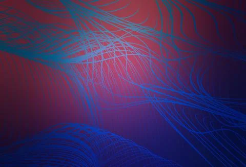 Dark Purple, Pink vector blurred bright pattern. Illustrazione stock