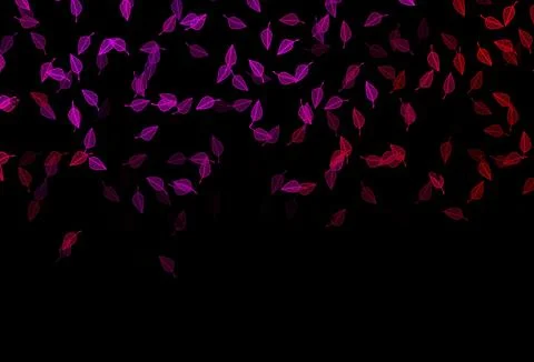 Dark Purple, Pink vector hand painted pattern. Illustrazione stock