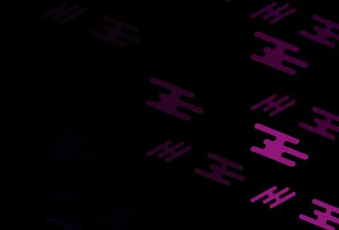 Dark Purple, Pink vector layout with flat lines. Stock Illustration