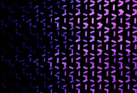 Dark Purple, Pink vector pattern with sharp lines. Illustrazione stock
