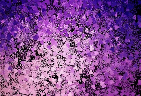 Dark Purple, Pink vector pattern with random forms. Illustrazione stock