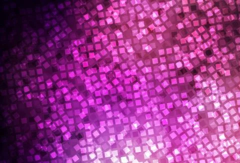 Dark Purple, Pink vector pattern in square style. 스톡 일러스트