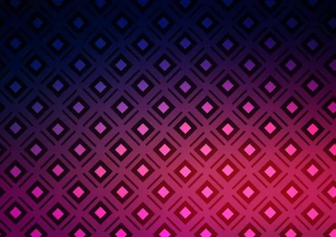 Dark Purple, Pink vector pattern with lines, rectangles. 스톡 일러스트