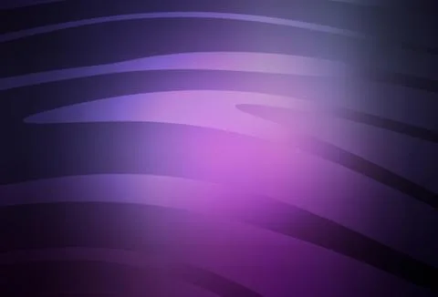 Dark Purple, Pink vector pattern with curved lines. Stock Illustration