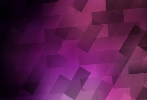 Dark Purple, Pink vector pattern in square style. Stock Illustration