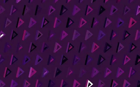 Dark Purple, Pink vector pattern with polygonal style. Stock Illustration