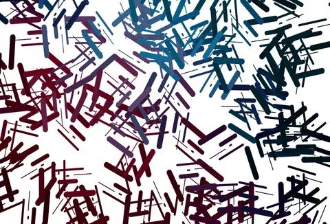 Dark purple, pink vector pattern with narrow lines. Stock Illustration