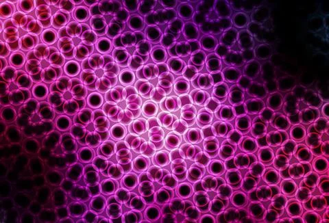 Dark Purple, Pink vector pattern with spheres. Stock Illustration