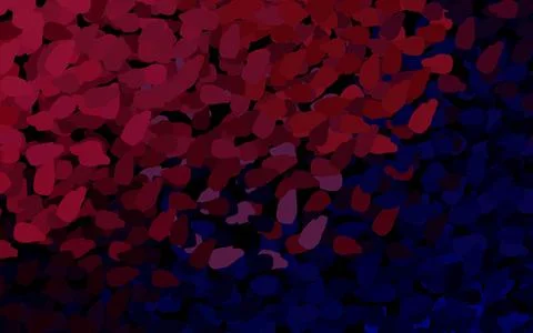 Dark Purple, Pink vector pattern with random forms. Stock Illustration