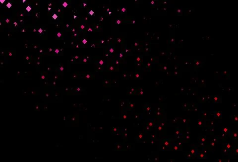 Dark purple, pink vector pattern in polygonal style with circles. Stock Illustration