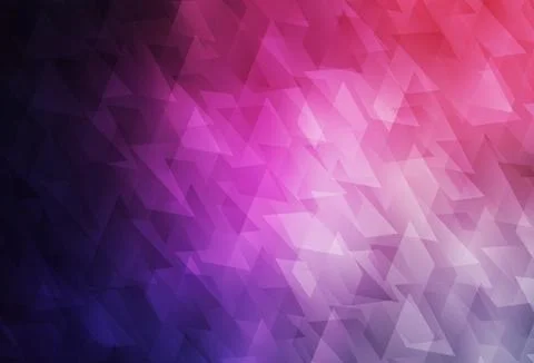 Dark Purple, Pink vector pattern in square style. Illustrazione stock