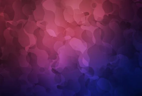 Dark Purple, Pink vector pattern with random forms. Stock Illustration