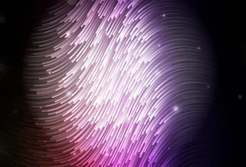 Dark Purple, Pink vector pattern with wry lines. Stock Illustration