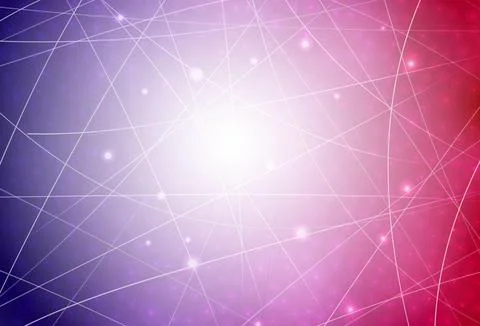 Dark Purple, Pink vector pattern with sharp lines. Stock Illustration