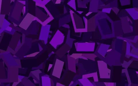 Dark Purple, Pink vector pattern with colorful hexagons. イラスト素材