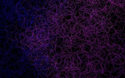 Dark Purple, Pink vector pattern with random forms. Stock Illustration