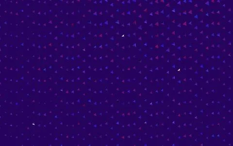 Dark Purple, Pink vector pattern with polygonal style. Stock Illustration